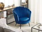 Fauteuil LOVIKKA Noir - Bleu - Bleu marine