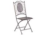 Bistro Set BORMIO 3-tlg Schwarz - Gold - Metall - 70 x 74 x 70 cm