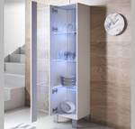 Vitrine Luke V5 Blanc - Hauteur : 177 cm