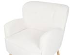 Fauteuil TUMBA Chêne clair - Blanc