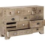 Commode Puro II Marron - Bois massif - 115 x 80 x 35 cm