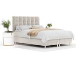 Boxspringbett Chanton Ecru - Breite: 160 cm