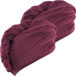 Turban 2er-Pack 206042 Magenta