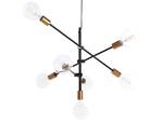 Lampe suspension CREMERA Noir - Laiton