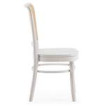Pack de 2 chaises Vesta, Bois Massif Blanc - Bois manufacturé - Bois massif - 51 x 88 x 45 cm