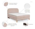 Boxspringbett Alto Pink - Breite: 180 cm