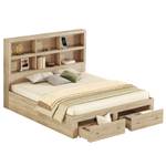 Stauraumbett mit USB WoodySHEF Ⅱ Beige