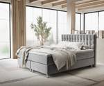 Boxspringbett Sorrento Grau - Breite: 200 cm