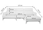 Sofa G44 L-Form Schlaffunktion davorstehend rechts