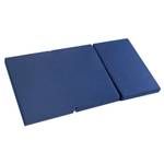 Reisebettmatratze Blau - Textil - 60 x 6 x 120 cm