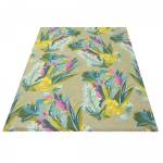 Tapis salon JUNGLE Vert - Fourrure véritable - 200 x 12 x 280 cm