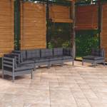 Garten-Lounge-Set Grau