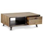 Table basse Malaga Marron 120x75 cm Marron - Bois massif - Bois/Imitation - 75 x 45 x 120 cm