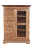 SEADRIFT Brotschrank Braun - Massivholz - Holzart/Dekor - 86 x 122 x 39 cm