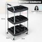 Werkzeugwagen FT32299PWDE Schwarz - Metall - 45 x 107 x 59 cm