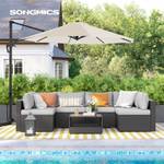 Sonnenschirm Sunny Beige - Metall - 300 x 253 x 300 cm