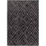 Tapis de salon style berbère PILGRIM Anthracite - 120 x 170 cm