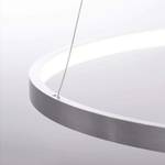 LED Pendellampe RING silber Silber - Metall - 50 x 120 x 50 cm