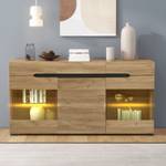 Sideboard M1679 Braun - Holzwerkstoff - 80 x 35 x 140 cm