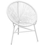 Gartenstuhl D9202 Weiß - Rattan - 66 x 87 x 69 cm