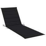 Chaise longue Noir