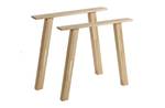 Table Tablo Bois massif - Bois/Imitation - 160 x 3 x 90 cm