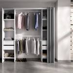 Armoire Resegone Blanc et Gris Blanc