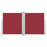 Auvent latéral 3000267-2 Rouge - Textile - 600 x 170 x 1 cm