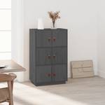 Highboard DE8033 Grau - Massivholz - 40 x 109 x 67 cm