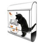 Briefkasten Stahl Fisch Katze Und