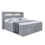 Boxspringbett - NOEL LED Grau - Breite: 120 cm - H3