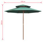 Parasol 3007548-1 Vert