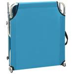 Sonnenliege 3004999 Blau - Metall - 58 x 27 x 187 cm