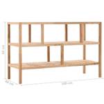 Badezimmerregal 247100 Beige - Massivholz - Holzart/Dekor - 40 x 65 x 100 cm