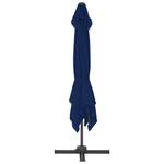 Ampelschirm mit Alu-Mast Blau - 300 x 258 cm