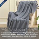 Fleecedecke melanie premium-line Grau - 130 x 160 cm