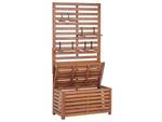 Banc MATINO Marron - Bois massif - 80 x 170 x 40 cm