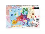 Puzzle 250 p - von Europa Karte
