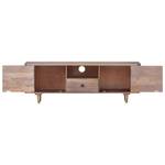 TV-Schrank D384 Braun - Massivholz - 30 x 40 x 118 cm