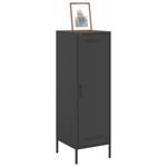 Highboard DE7971 Schwarz - Metall - 39 x 113 x 36 cm