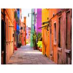 farbenfrohe Burano Die Insel Wandbild