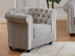 Sessel CHESTERFIELD Hellgrau