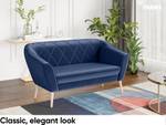 Sofa Gisela (2-Sitzer) Blau