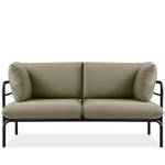 Gartensofa RAMBE Beige - Dunkelgrau - Breite: 150 cm