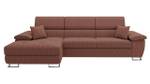 Ecksofa Cotere Mini Cord Rosé - Ecke davorstehend links