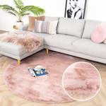 Hochflor Teppich R Comfy Pink - 120 x 120 cm