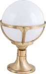 Lampadaire d'extérieur ALONNISOS Blanc - Verre - Métal - 22 x 38 x 22 cm