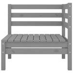 Gartensitzgruppe K5335(2 Stk) Grau - Massivholz - 63 x 64 x 64 cm