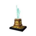 3D Puzzle Freiheitsstatue Bei Nacht Papier - Kunststoff - 8 x 3 x 11 cm