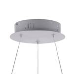 LED Pendellampe RING silber Silber - Metall - 60 x 120 x 60 cm